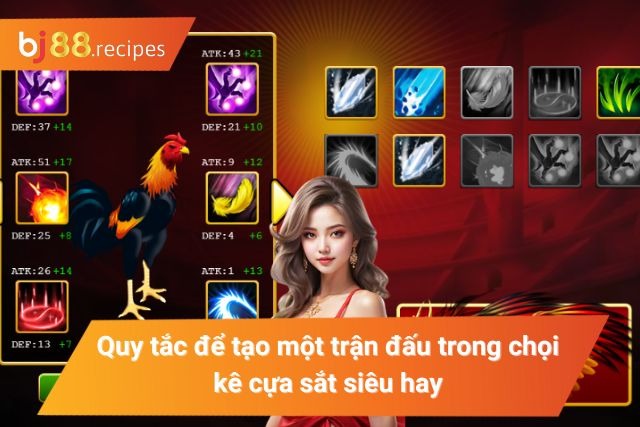 Hấp dẫn với các quy tắc chung của đá gà cựa sắt